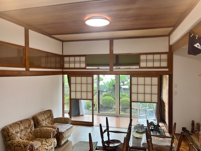 サッシ交換とLDK造り