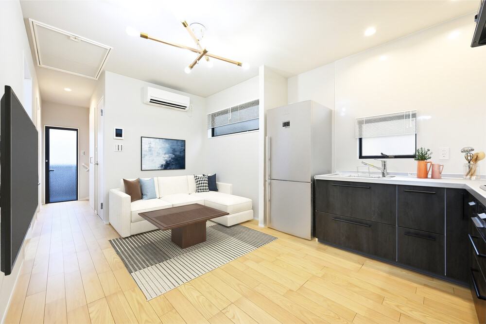 使い勝手も良く温かみのあるLDK