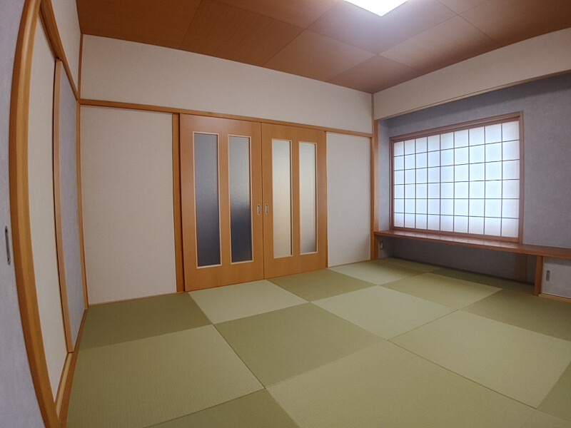 将来を見据えた、可変性のあるモダン和室