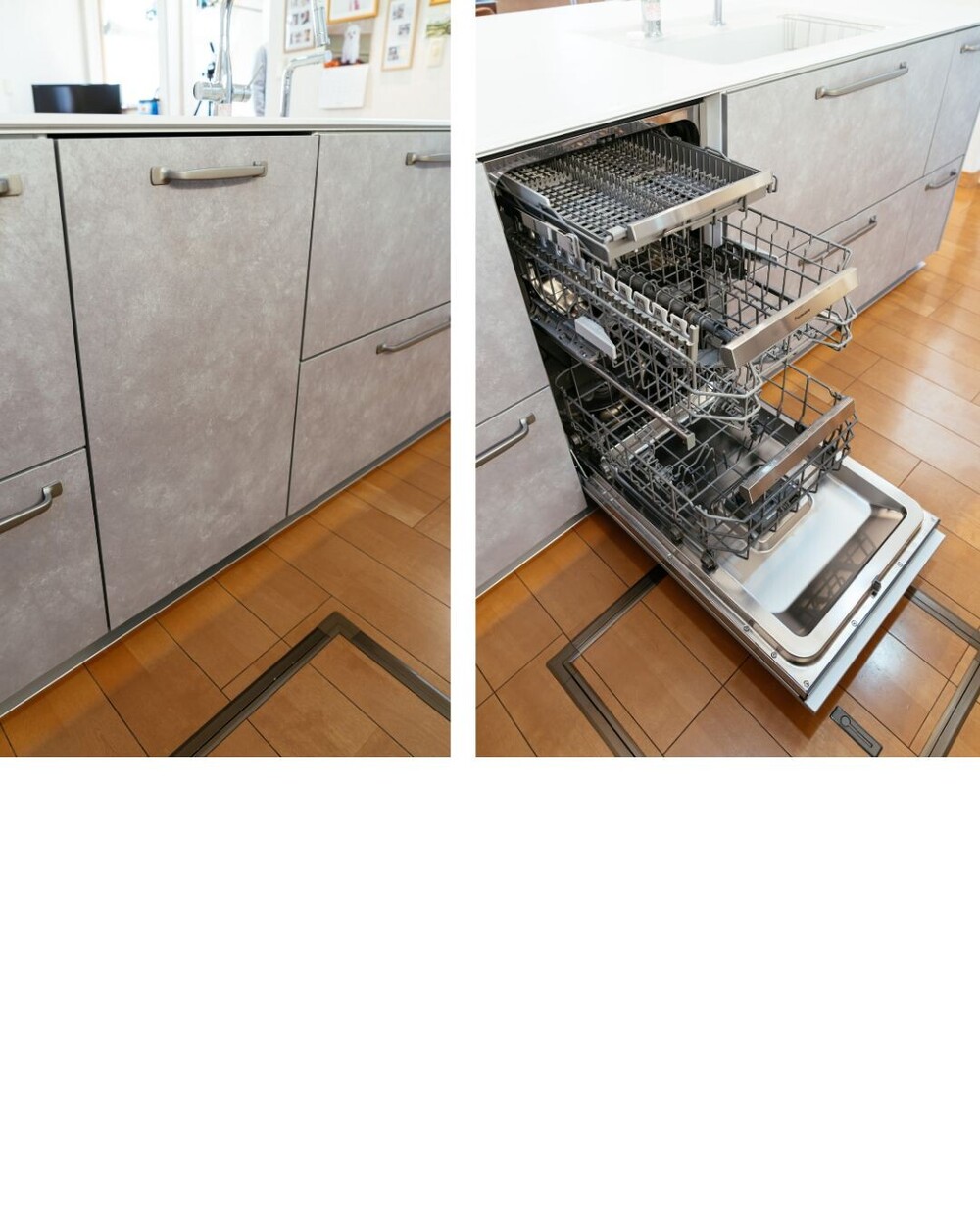 まさに「待てば海路の日和あり」。三段すべてに羽が付いた食洗機