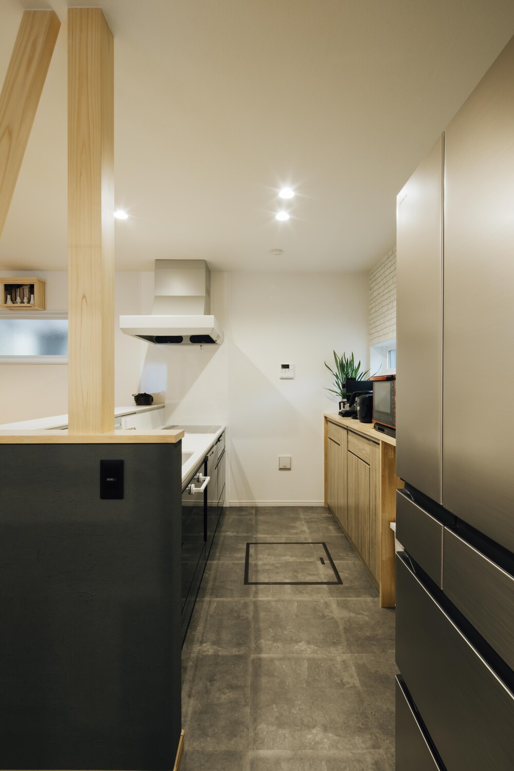 機能性と効率を高めたキッチン