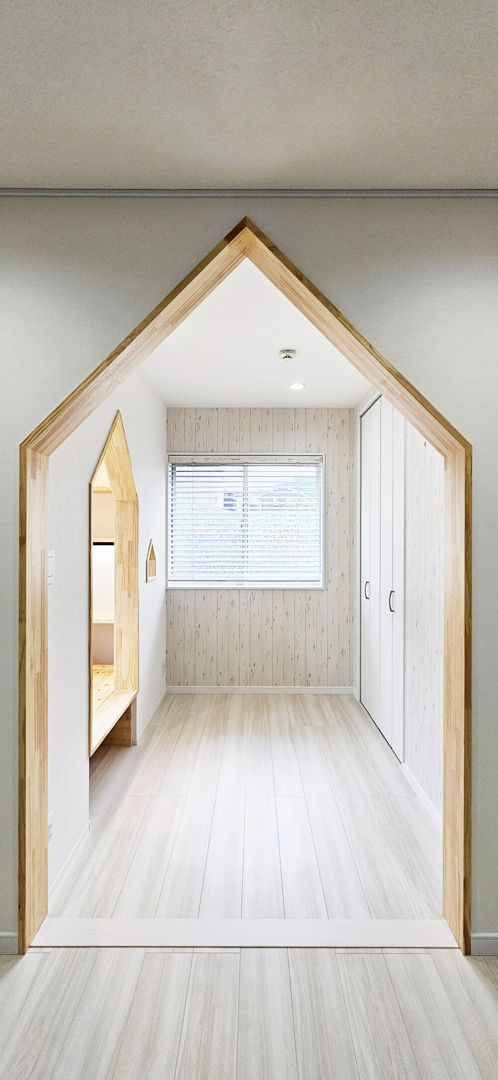 かわいらしさと温かみがプラスされています。わくわくする空間になっています。