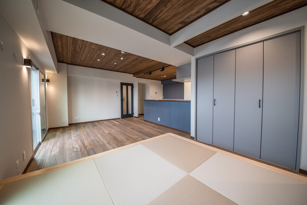 After：自然素材の温もりあふれる空間に仕上がりました