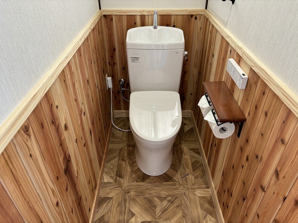 温かみのある杉材で仕上げました