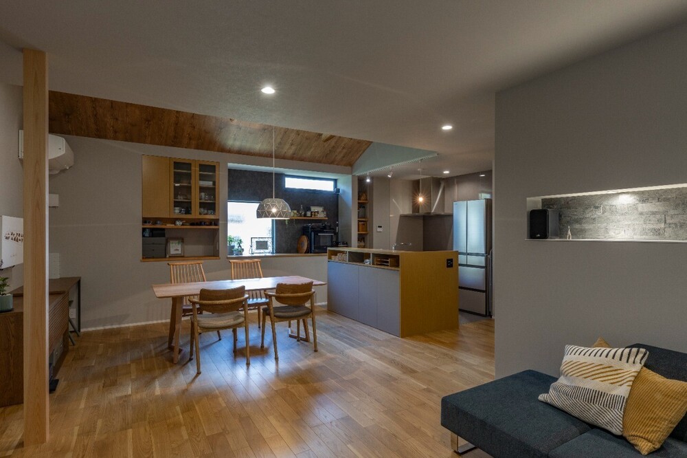 広がりのあるLDK空間