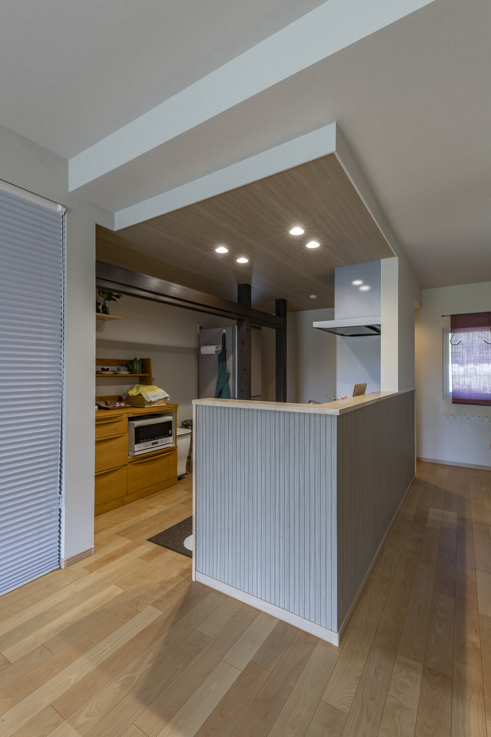 見守りと機能性を両立したキッチン