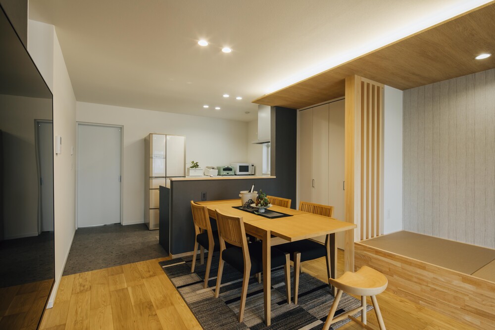 明るく人が集うLDK