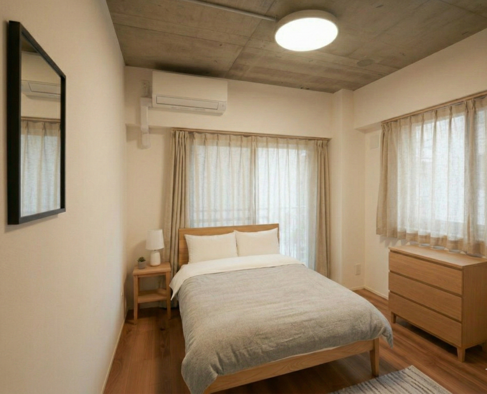 施工後　２Ｆ　賃貸住戸　寝室