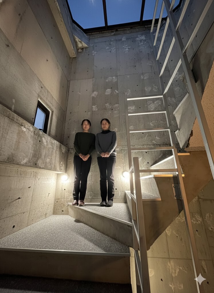 施工後　共用部階段