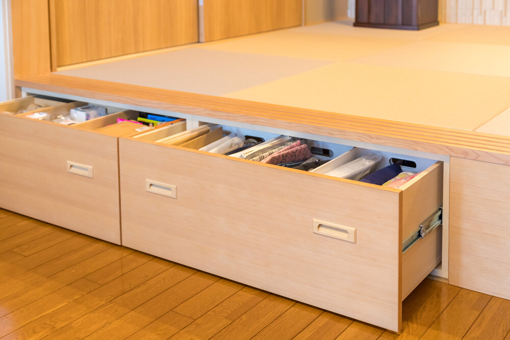 畳下にも、収納を確保