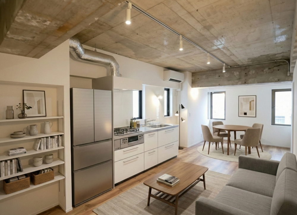 施工後　オーナー様邸　LDK